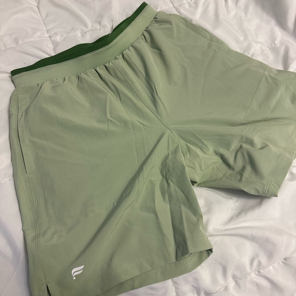 Fabletics Green Workout Shorts